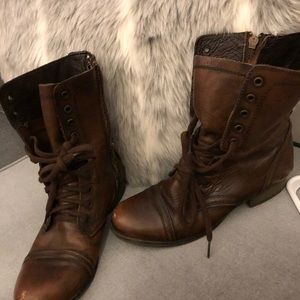 Steve madden combat boots